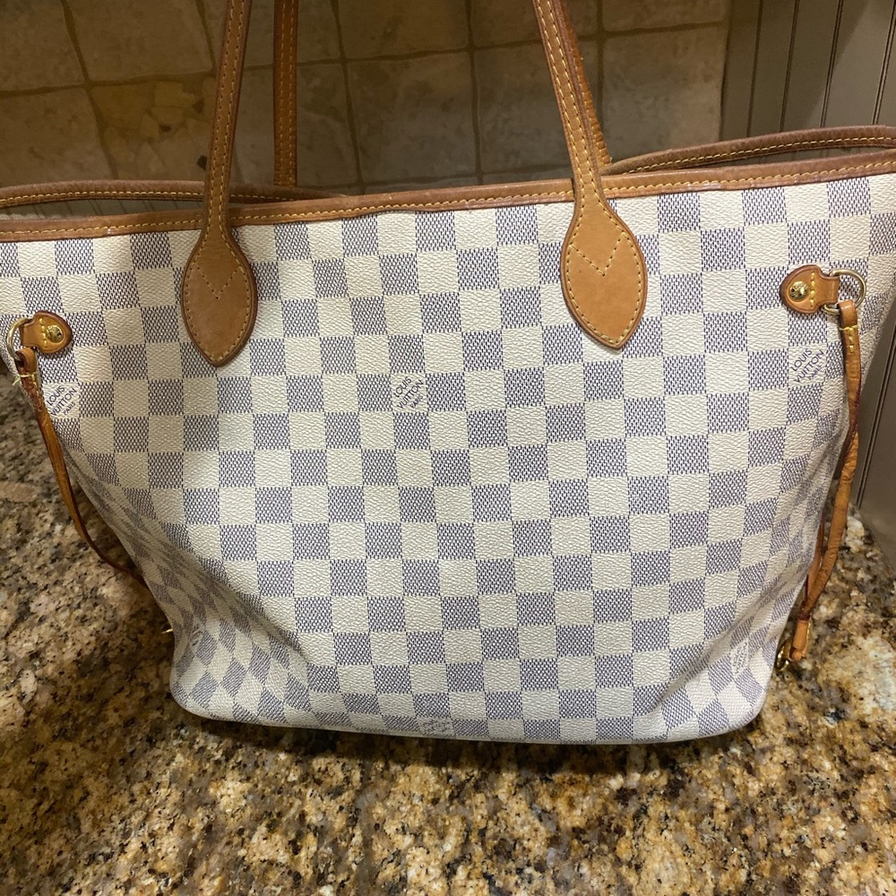 Louis Vuitton Neverfull MM (Damier Azur)